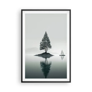 Póster en marco negro - Un sueño hecho realidad - 61x91 cm