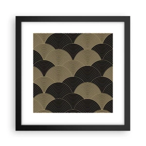 Póster en marco negro - Multiplicación de la unidad - 30x30 cm