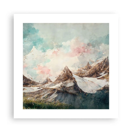 Póster - Filos rocosos - 40x40 cm