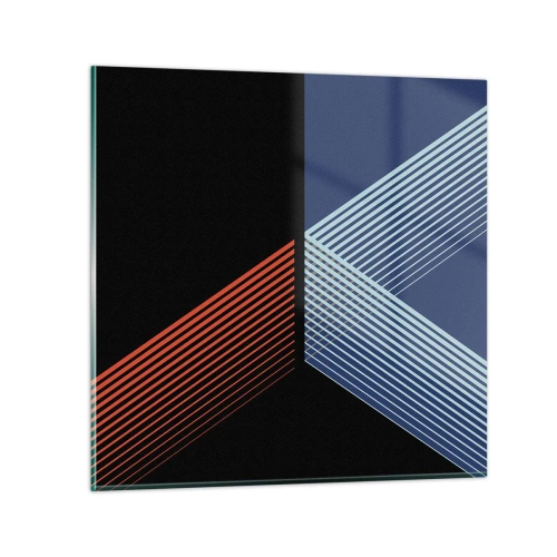 Cuadro sobre vidrio - Impresiones sobre Vidrio - La rectitud - 30x30 cm
