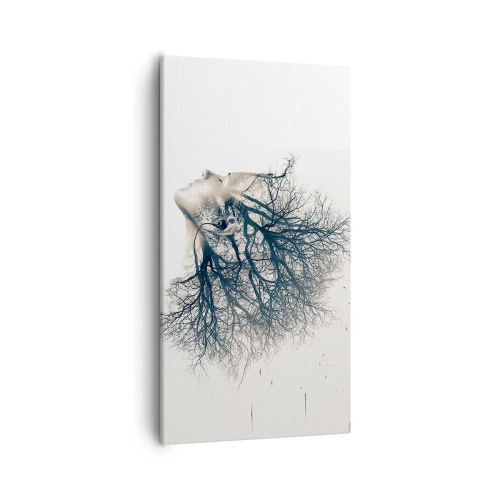 Cuadro sobre lienzo - Impresión de Imagen - Escuchando el susurro de un árbol - 55x100 cm