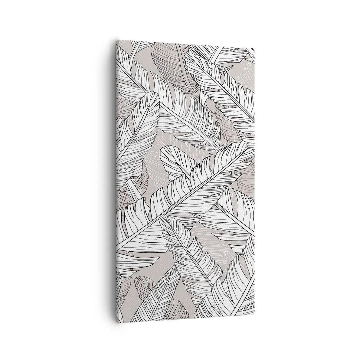 Cuadro sobre lienzo - Impresión de Imagen - Turbulencias de plumas - 55x100 cm