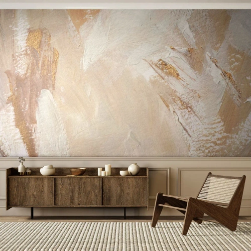Fotomural Premium Canvas - Composición en pastel - minimalista, Brillante, Pedazo - 200x140 cm