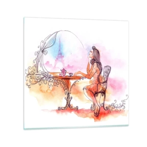 Cuadro sobre vidrio - Impresiones sobre Vidrio - Estilo parisino - 30x30 cm