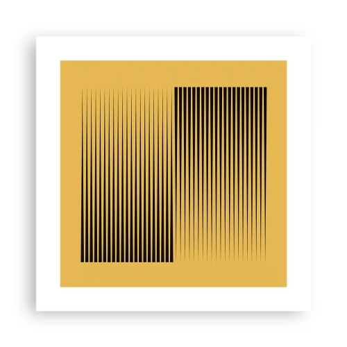 Póster - Cuadrado de opuestos - 40x40 cm