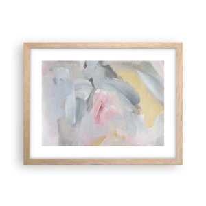 Póster en marco roble claro - En un mundo de colores pastel - 40x30 cm