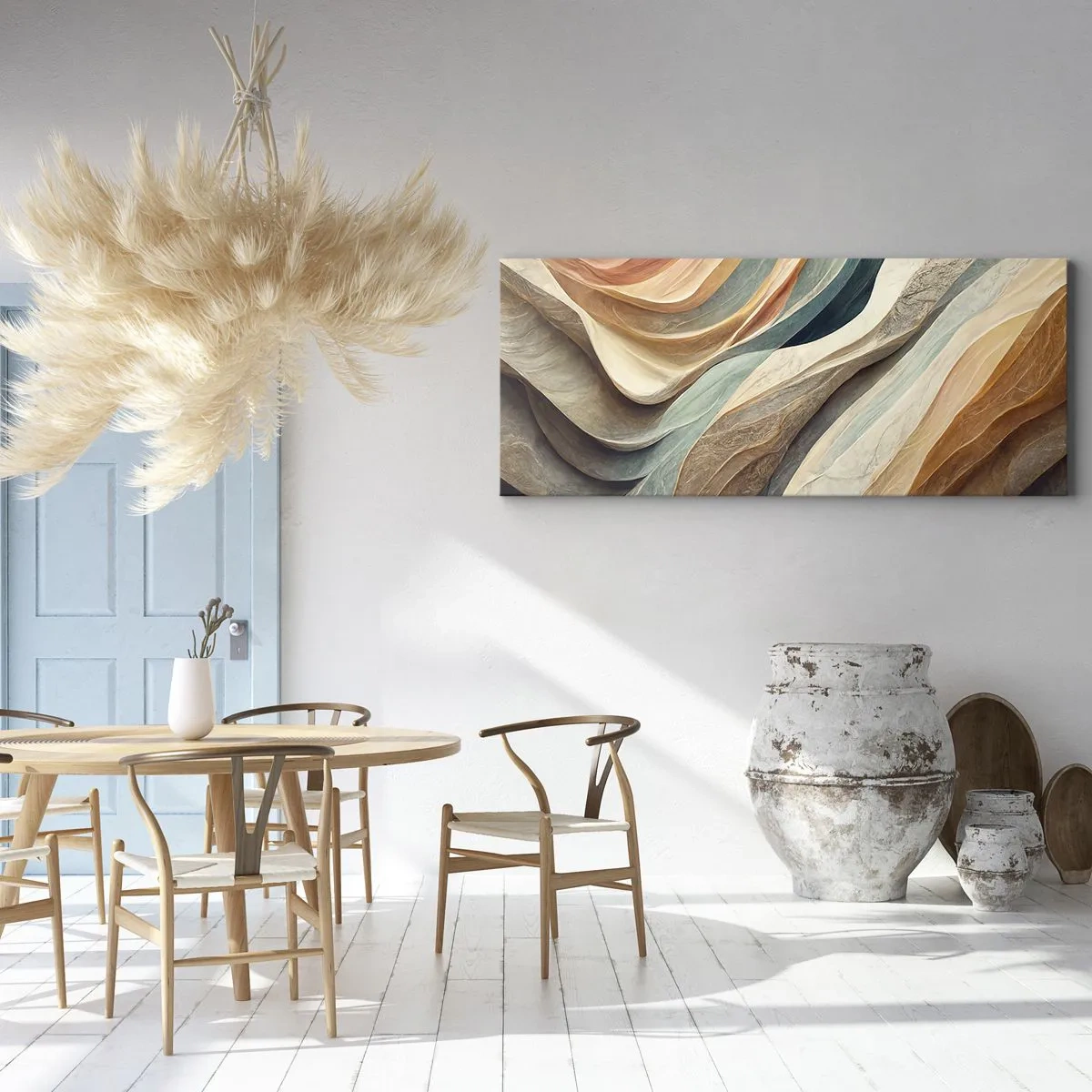 Cuadro sobre lienzo - Impresión de Imagen - Momentos previos al cambio - 100x40 cm