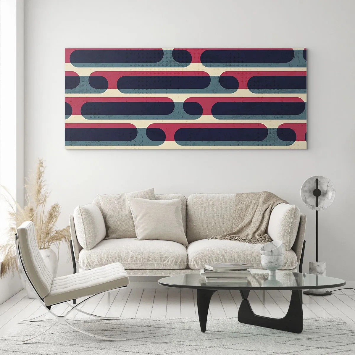 Cuadro sobre vidrio - Impresiones sobre Vidrio - Profundidad y relieve - 90x30 cm