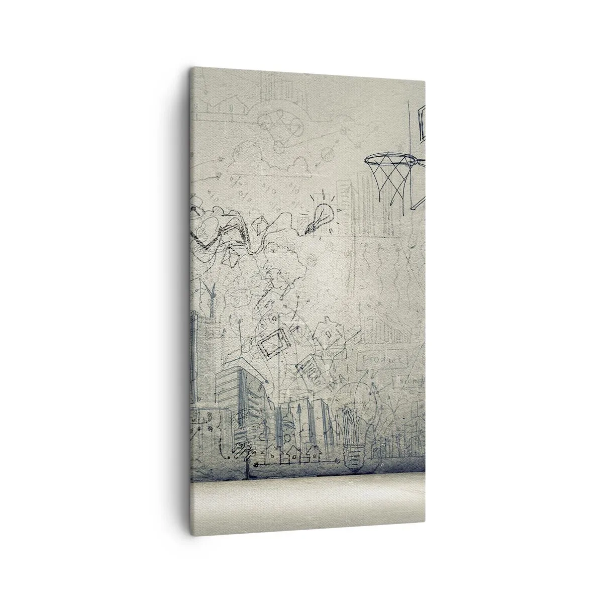 Cuadro sobre lienzo - Impresión de Imagen - Mi gloriosa vida en la ciudad - 45x80 cm