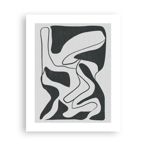 Póster - Juego abstracto en un laberinto - 40x50 cm