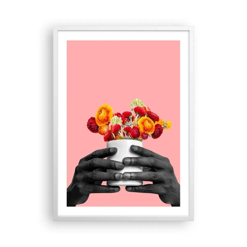 Póster en marco blanco - La apoteosis de la vida - 50x70 cm