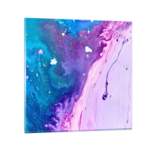 Cuadro sobre vidrio - Impresiones sobre Vidrio - Yin y yang - 40x40 cm