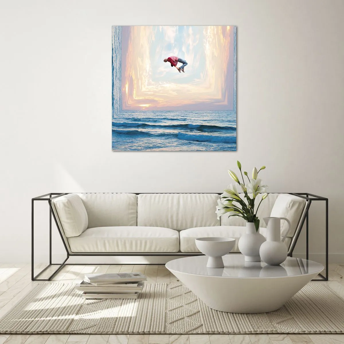 Cuadro sobre vidrio - Impresiones sobre Vidrio - A otra dimensión - 50x50 cm