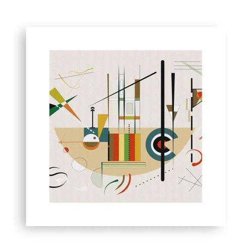 Póster - Y el mundo ríe - 30x30 cm