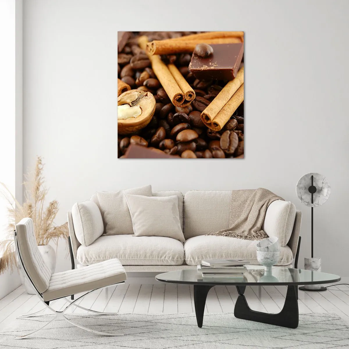 Cuadro sobre vidrio - Impresiones sobre Vidrio - Concierto de aromas - 50x50 cm