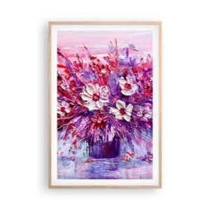 Póster en marco roble claro - Inocencia y pasión - 61x91 cm