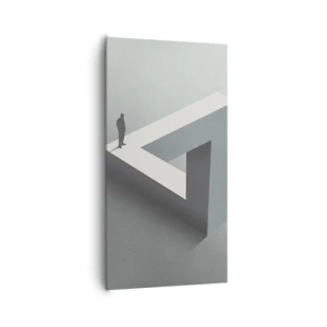 Cuadro sobre lienzo - Impresión de Imagen - Y, sin embargo, es posible - 65x120 cm