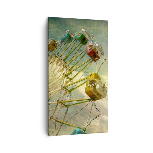 Cuadro sobre lienzo - Impresión de Imagen - Será, será un día estupendo.... - 45x80 cm