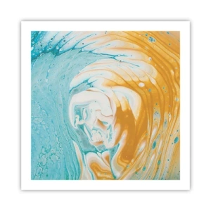 Póster - Remolino pastel - 60x60 cm