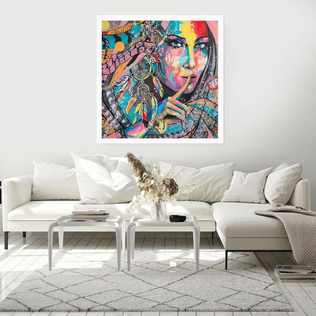 Póster - Silencio hasta que entiendas - 40x40 cm