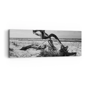 Cuadro sobre lienzo - Impresión de Imagen - Escultura marina - 90x30 cm