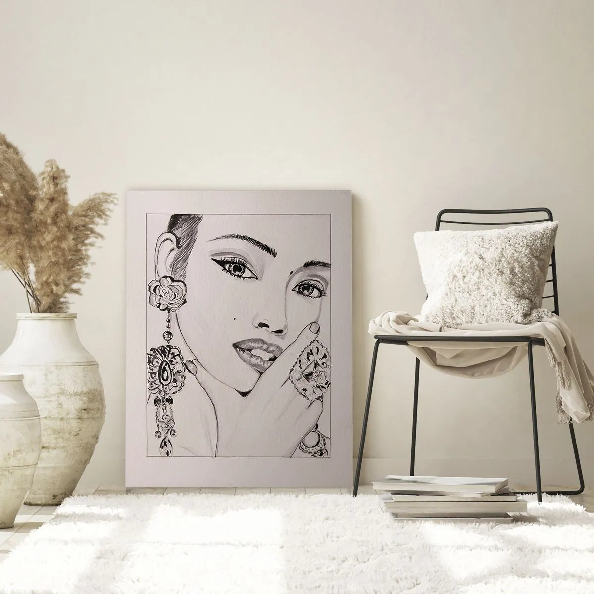 Cuadro sobre vidrio - Impresiones sobre Vidrio - La joya más bella - 80x120 cm