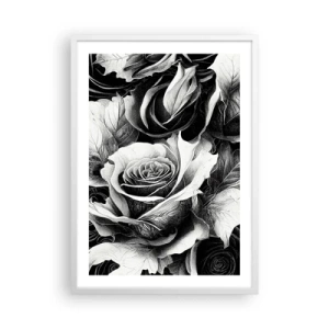 Póster en marco blanco - Siempre como una reina - 50x70 cm