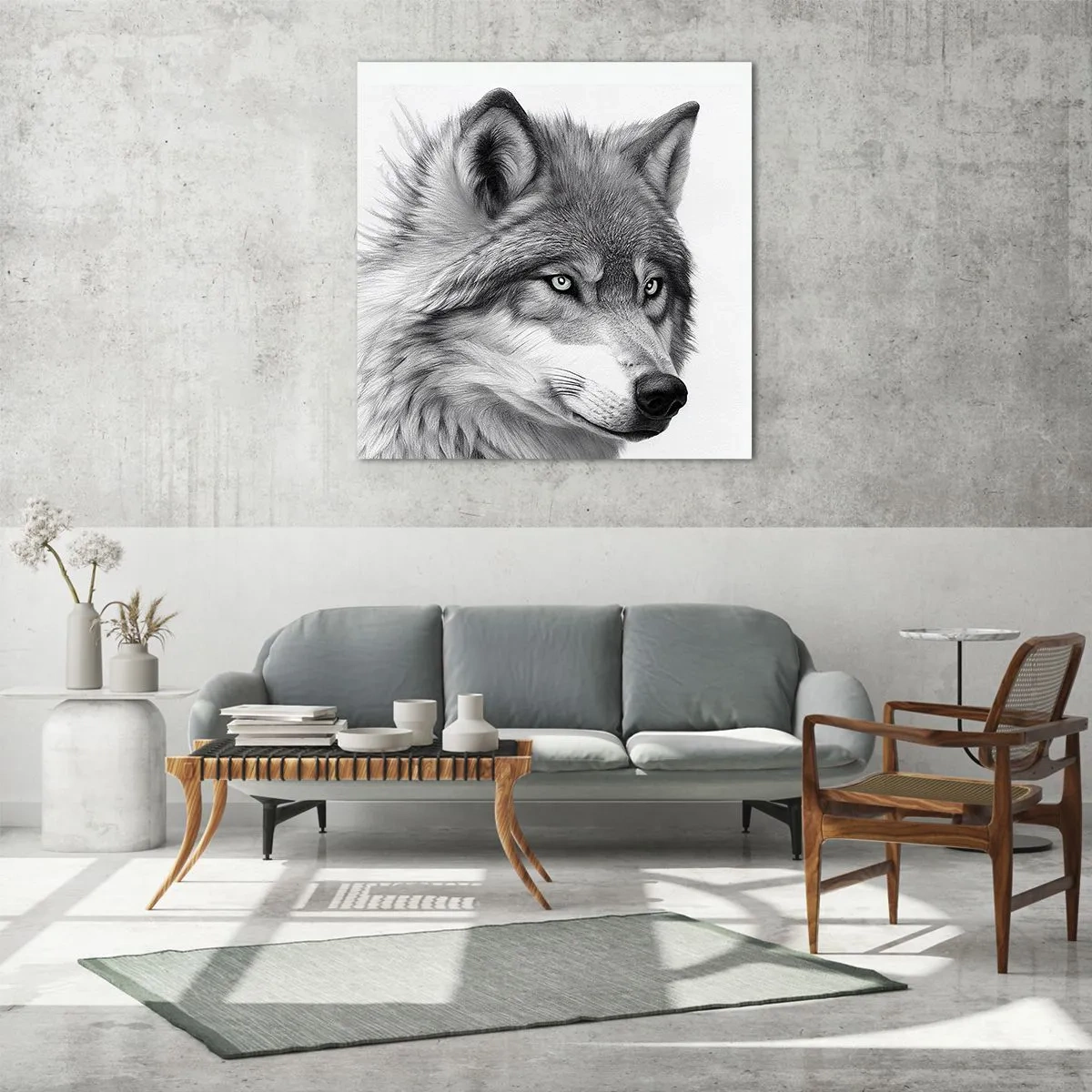 Cuadro sobre vidrio - Impresiones sobre Vidrio - Alfa - sin duda - 30x30 cm