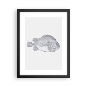 Póster en marco negro - Para el álbum del naturalista - 30x40 cm