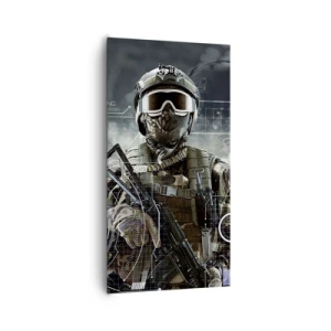 Cuadro sobre lienzo - Impresión de Imagen - De poder a poder - 65x120 cm