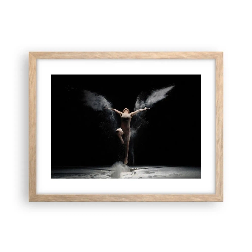 Póster en marco roble claro - Los duendes existen - 40x30 cm