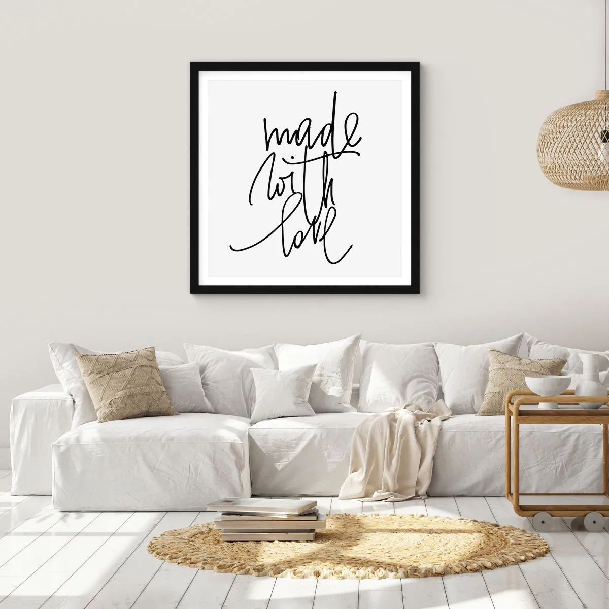 Póster en marco negro - La mejor marca - 40x40 cm