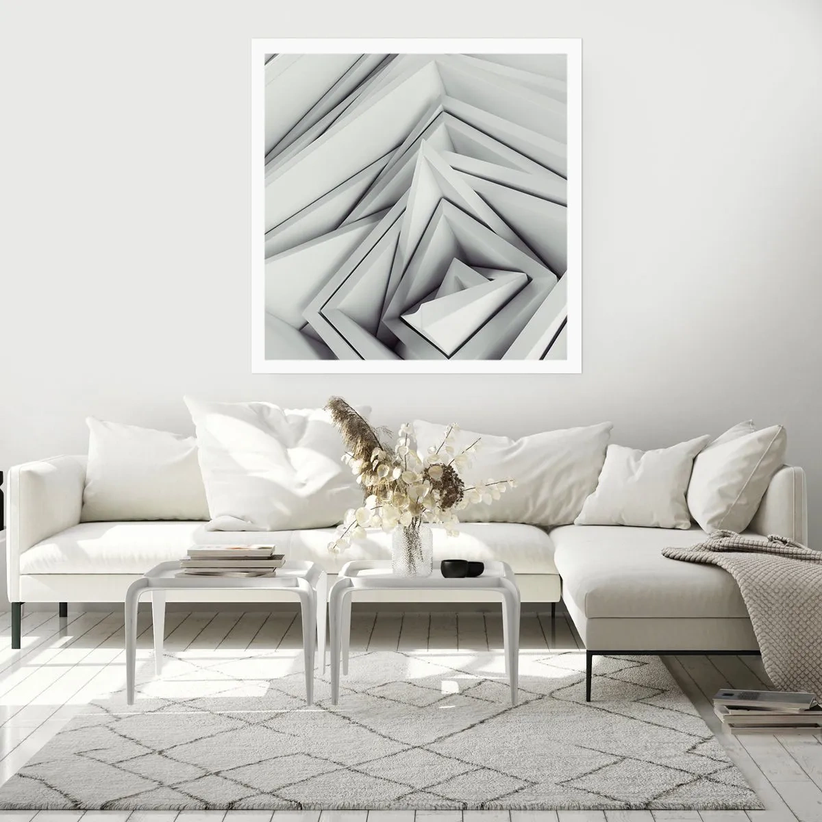 Póster - Ángulos afilados - 50x50 cm