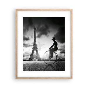 Póster en marco roble claro - Añoranza de la Belle Epoque - 40x50 cm