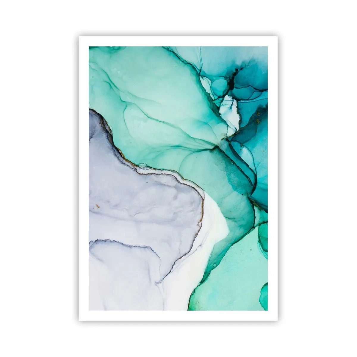 Póster - Estudio en turquesa - 70x100 cm