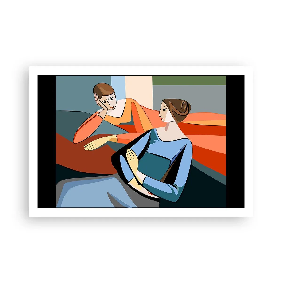 Póster - Un momento de confidencias - 91x61 cm