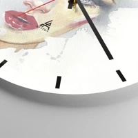 Esfera sin numeración, con rayas