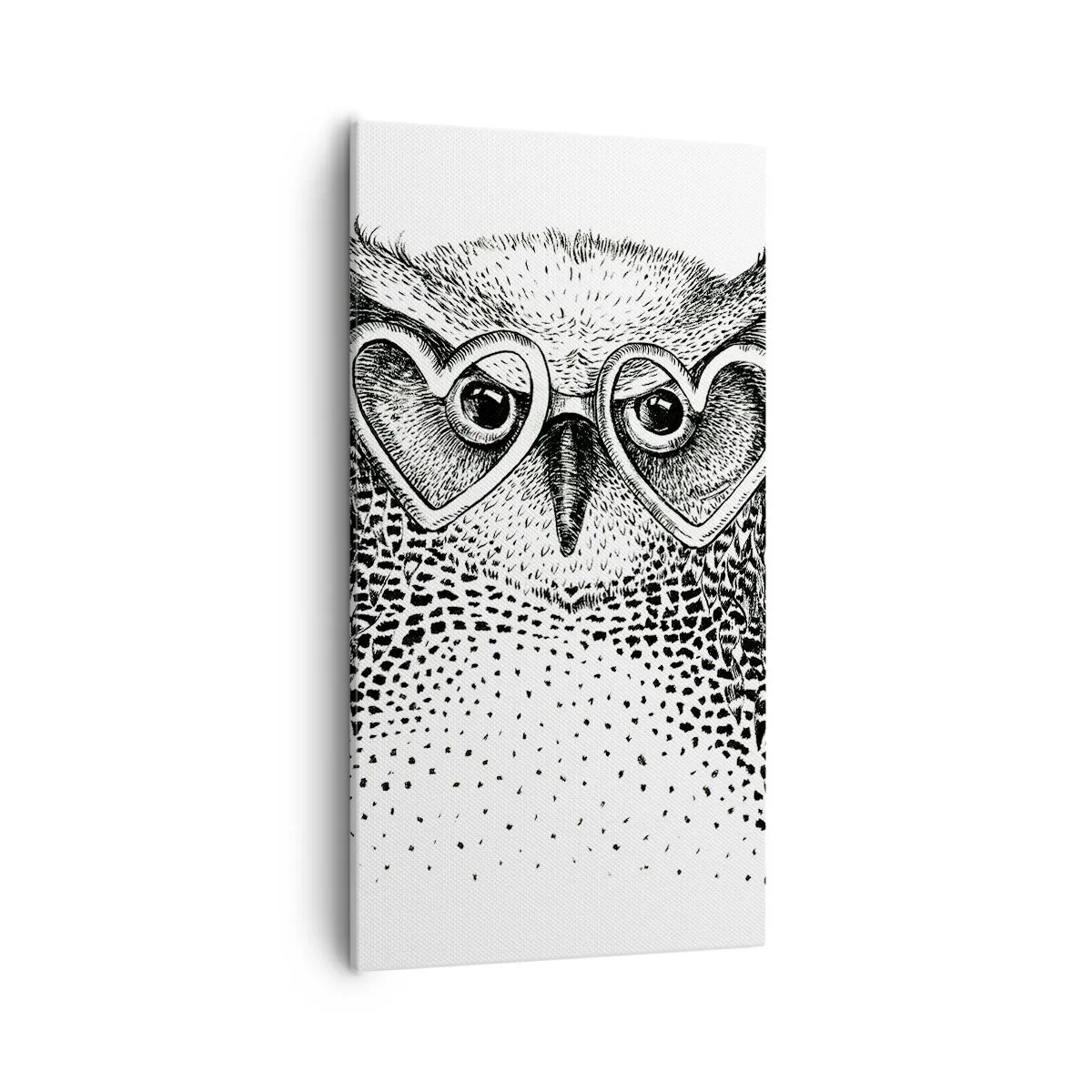 Cuadro sobre lienzo - Impresión de Imagen - Con sabiduría y amor - 55x100 cm