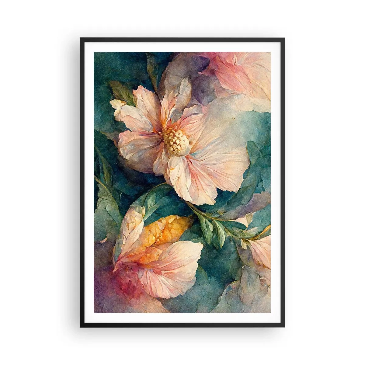 Póster en marco negro - La sutileza misma - 70x100 cm