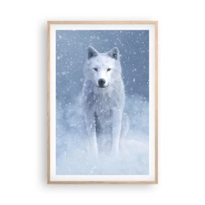 Póster en marco roble claro - El espíritu del invierno - 61x91 cm