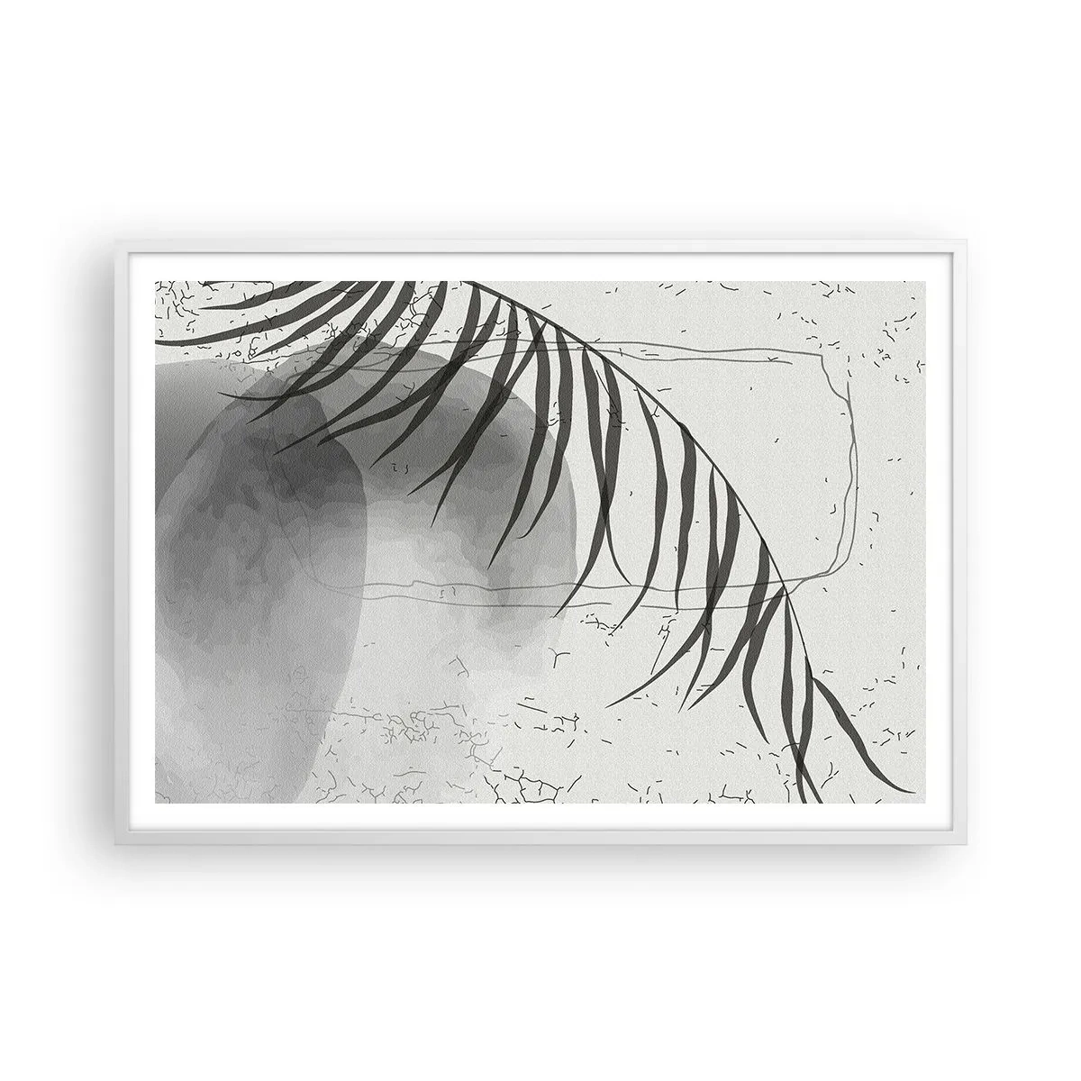 Póster en marco blanco - El sutil exotismo de la naturaleza - 100x70 cm