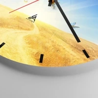 Esfera sin numeración, con rayas