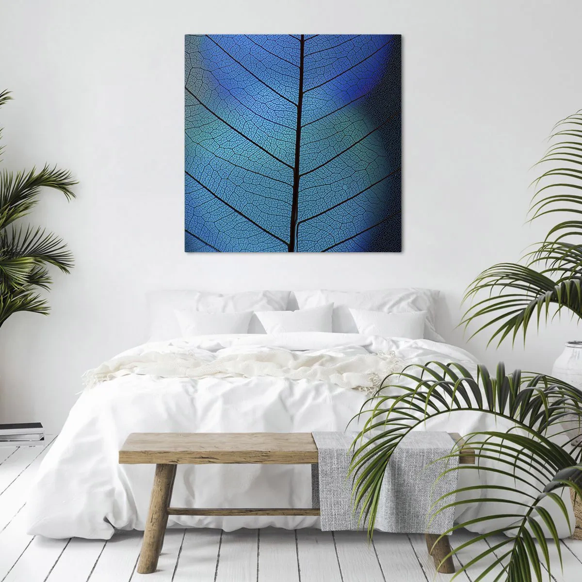 Cuadro sobre lienzo - Impresión de Imagen - Construcción intrincada - 50x50 cm