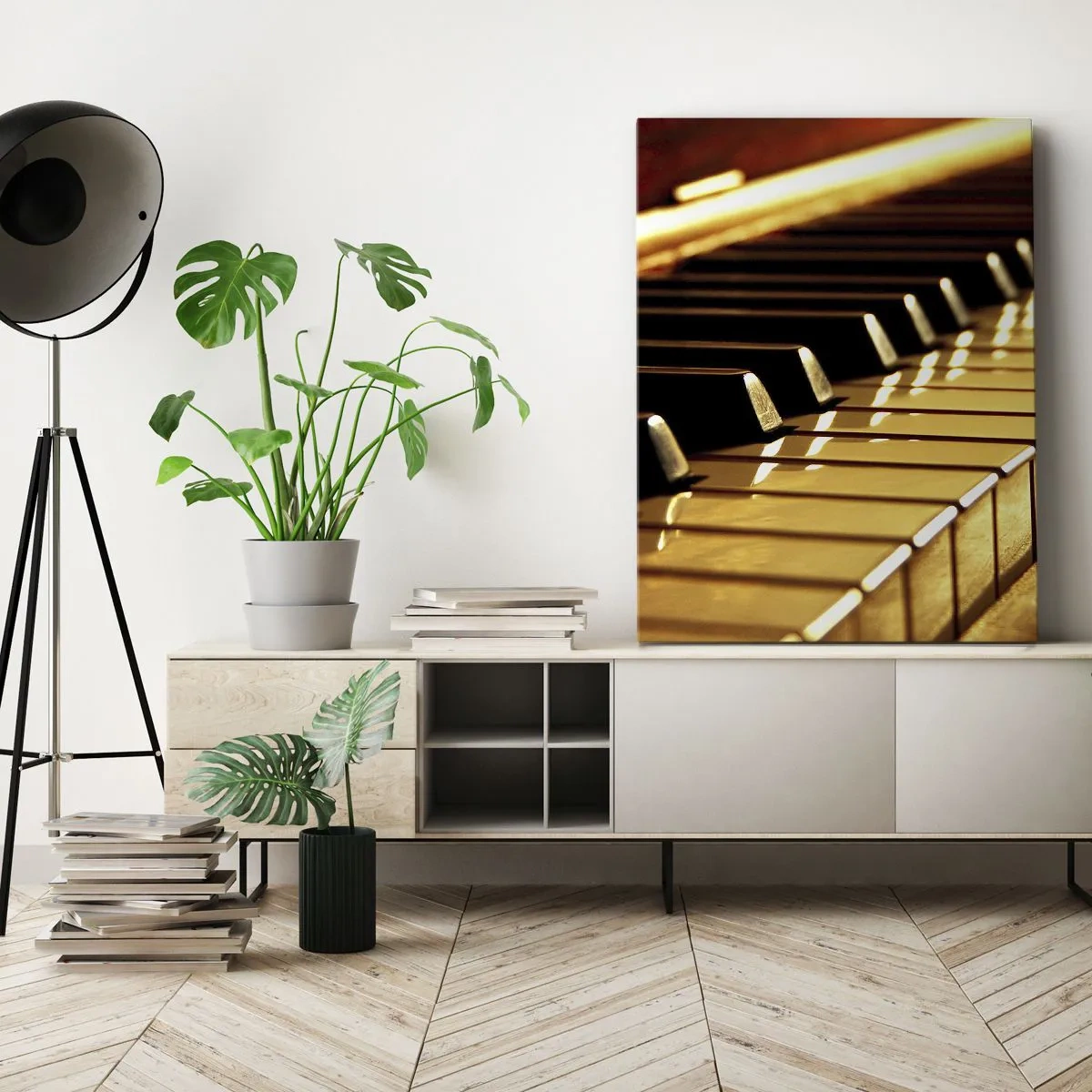 Cuadro sobre lienzo - Impresión de Imagen - Posibilidades ilimitadas - 45x80 cm