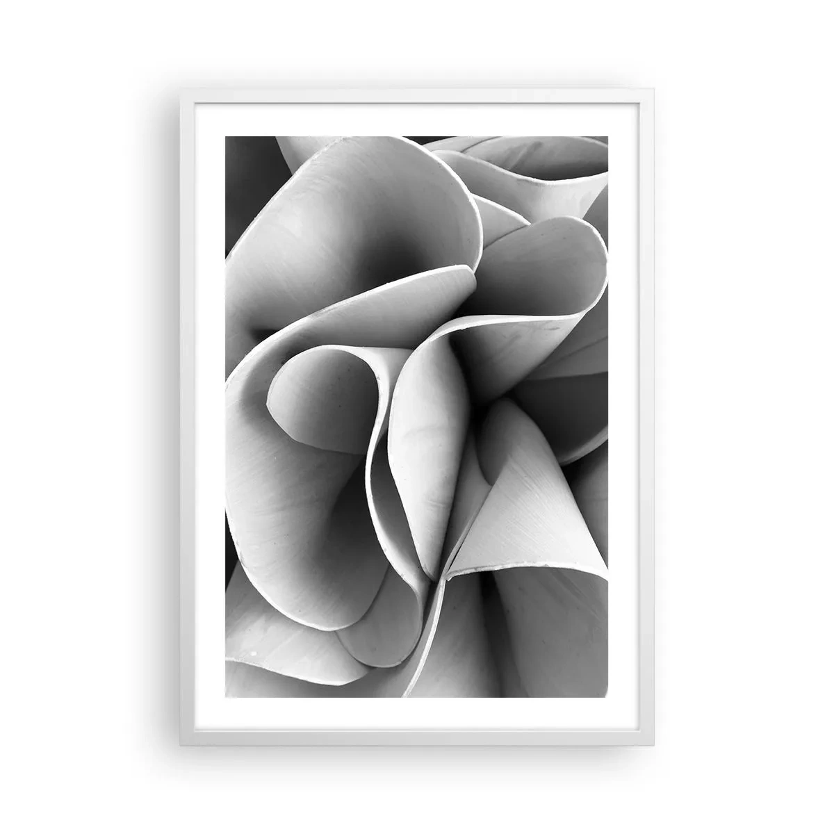 Póster en marco blanco - Sucede en el espacio - 50x70 cm