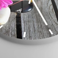 Esfera sin numeración, con rayas