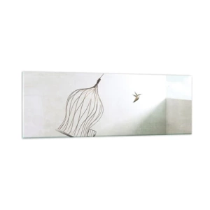 Cuadro sobre vidrio - Impresiones sobre Vidrio - Aquí debo estar - 90x30 cm