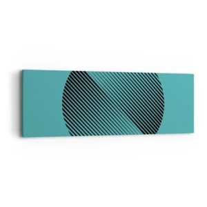 Cuadro sobre lienzo - Impresión de Imagen - El círculo: una variación geométrica - 90x30 cm