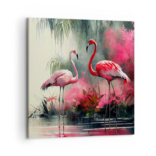 Cuadro sobre lienzo - Impresión de Imagen - Una lección de encanto natural - 50x50 cm