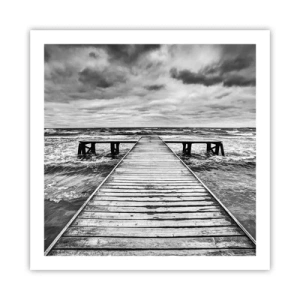 Póster - Estoy esperando que sople el viento... - 60x60 cm